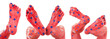 Painted feet bottom dots