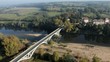 Pont sur La loire, vidéo aérienne stabilisée Pont sur La loire, vidéo aérienne stabilisée