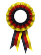 German cockade , kokarde , isolated on white