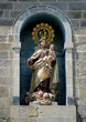 sculpture in a catholic temple ,galicia, santiago de compostela sculpture in a catholic temple ,galicia, santiago de compostela
