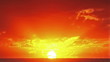 Beautiful Sunrise Over Ocean. Time Lapse.