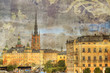 Gamla Stan,The Old Town in Stockholm, Sweden