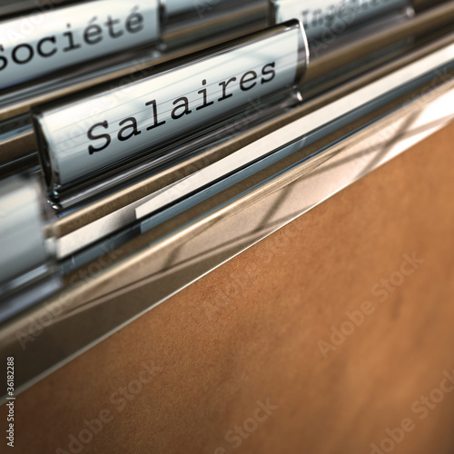 Illustration: charges fixes - salaires charges fixes - salaires