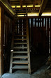 scala in legno e solaio