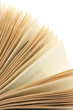 Open book close-up