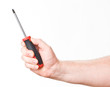 hand with chisel