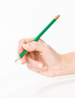 hand with pencil