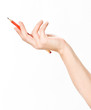 hand with pencil