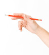 hand with pencil