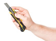 hand with cutter
