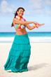 Hawaiian woman dancing