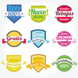 Set spanish high Quality sales free Labels with retro design Set spanish high Quality sales free Labels with retro design