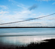traffic crossing bridge