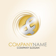 Alphabet Logo Corporate Marke Firmenlogo, initial letter & 3D
