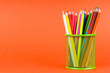 Back to school concept with colourful pencils Back to school concept with colourful pencils