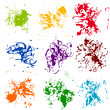 Set Of Colorful Texture Designs