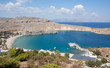 Lindos Bay, Rhodes, Greece
