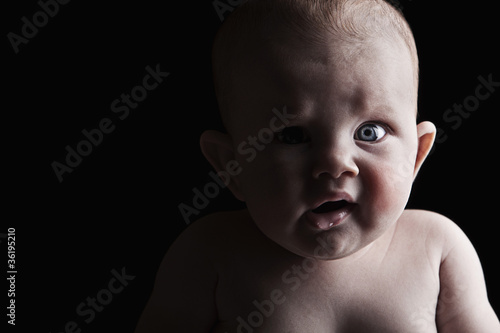 Photo: Frightened Infant Frightened Infant