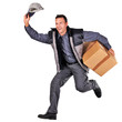 delivery man with parcel