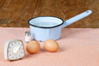 Topf und Eier