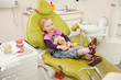 girl in dentist office