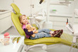 girl in dentist office