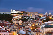 Photo: Lisbon old town at night, Portugal Lisbon old town at night, Portugal