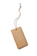 Photo: blank tag tied with string blank tag tied with string