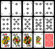 Playing cards - Clubs