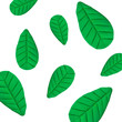 Plasticine leaves