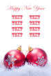 Photo: Empty card for Christmas congratulation Empty card for Christmas congratulation