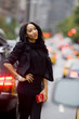 Photo: Fashion Model in Traffic Fashion Model in Traffic