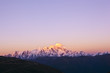 tibet: mount namjag barwa sunset