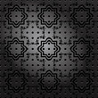 Vector: Seamless ornamental metal plate vector Seamless ornamental metal plate vector