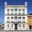 facade of famous building in Lisbon facade of famous building in Lisbon