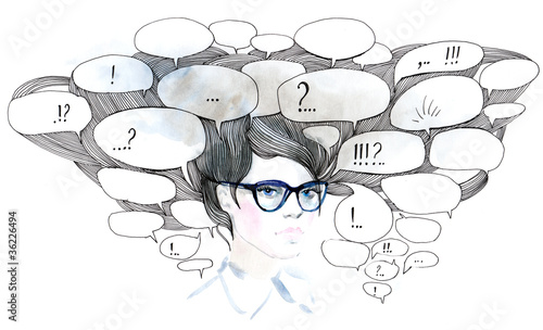 Illustration: her minds (series C) her minds (series C)