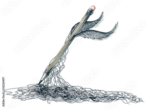Illustration: magic pencil (series C) magic pencil (series C)