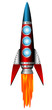 Starting red rocket