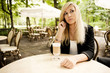Woman talking phone