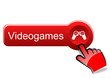 Videogames button with red hand