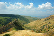 Israeli national park Gamla fortress at the Golan Hights - symbo Israeli national park Gamla fortress at the Golan Hights - symbo