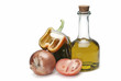 Ingredientes naturales para el gazpacho.