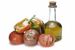 Ingredientes para el gazpacho.