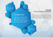 3d presentation background elements