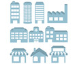 building icons set