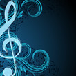 Notes musical background