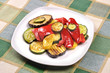 Grilled vegetables with olive oil
