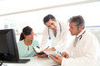Medical people meeting in hospital office