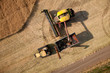 Aerial View of Harvest