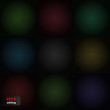 Set colored carbon texture. Easy editing of eps8